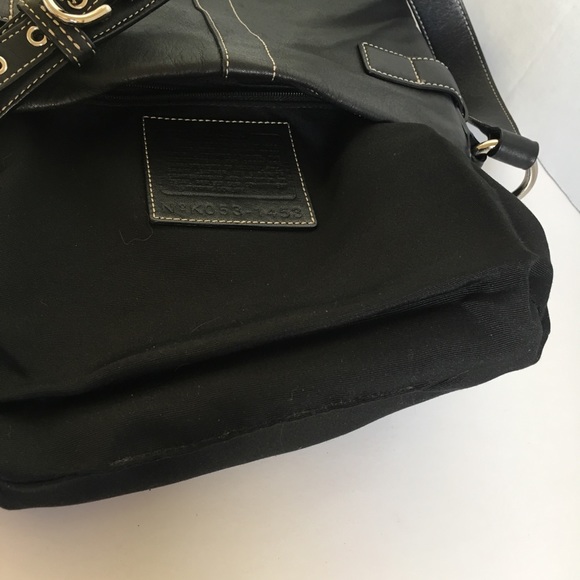 Black Coach Shoulder Bag with Silver Hardware - Picture 7 of 9